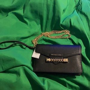 Michael Kors Karla Wristlet chain XBody Leather